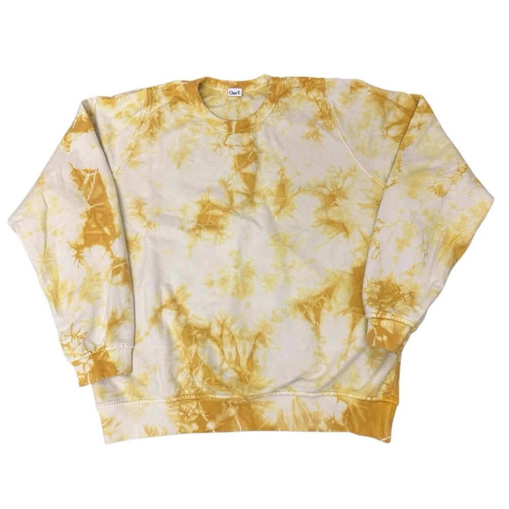 Clare V. crewneck tie dye sweatshirt size: L